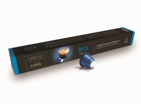 Confezione da 10 capsule Caffè Deca Lacapsula compatibili Nespresso