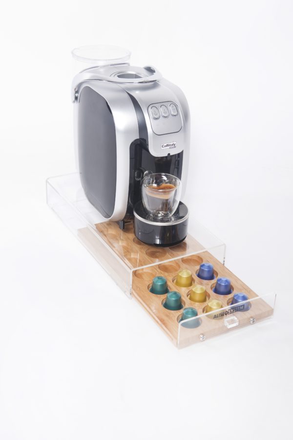 Iplan Coffee Deluxe 21 Base con portacapsule per macchine da caffè