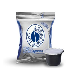 Confezione da 50 capsule Borbone Respresso Miscela blu compatibili Nespresso