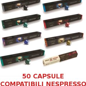 Pack 50 capsule Lacapsula compatibili Nespresso